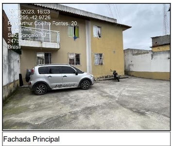 Apartamento em Pacheco, São Gonçalo/RJ de 50m² 1 quartos à venda por R$ 73.671,00