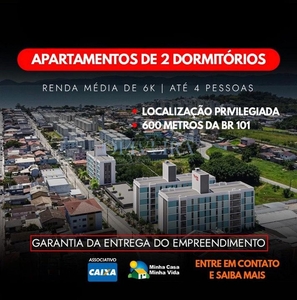 Apartamento em Serraria, São José/SC de 52m² 2 quartos à venda por R$ 269.000,00