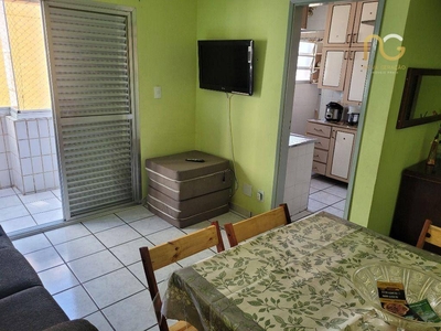 Apartamento em Vila Caiçara, Praia Grande/SP de 48m² 1 quartos à venda por R$ 209.000,00