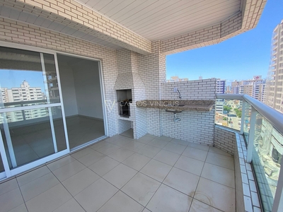 Apartamento em Vila Guilhermina, Praia Grande/SP de 131m² 3 quartos para locação R$ 3.100,00/mes