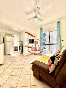 Apartamento em Vila Guilhermina, Praia Grande/SP de 41m² 1 quartos à venda por R$ 284.000,00