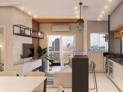 Apartamento em Vila Guilhermina, Praia Grande/SP de 63m² 2 quartos à venda por R$ 395.480,00