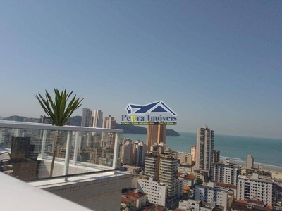 Apartamento em Vila Guilhermina, Praia Grande/SP de 87m² 2 quartos para locação R$ 3.800,00/mes