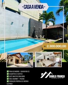 Casa em Praia do Morro, Guarapari/ES de 215m² 6 quartos à venda por R$ 2.299.000,00