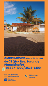 Casa em Residencial Sarandy (Planaltina), Brasília/DF de 100m² 3 quartos à venda por R$ 269.000,00