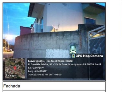 Casa em Vila De Cava, Nova Iguacu/RJ de 151m² 1 quartos à venda por R$ 64.841,00