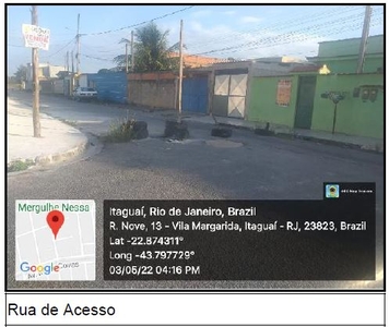 Casa em Vila Margarida, Itaguaí/RJ de 50m² 2 quartos à venda por R$ 71.004,00