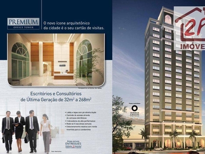 Sala em Centro, Jacareí/SP de 33m² à venda por R$ 247.450,00 ou para locação R$ 1.100,00/mes