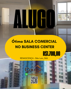 Sala em Jardim Renascença, São Luís/MA de 35m² para locação R$ 1.700,00/mes