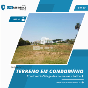 Terreno em Centro, Itatiba/SP de 1033m² à venda por R$ 468.000,00