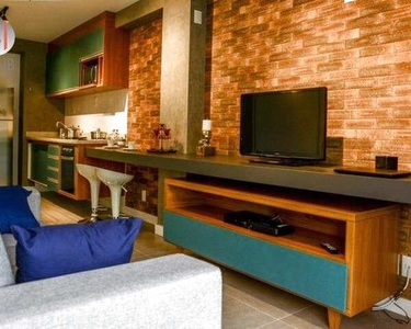 Apartamento loft com 1 dormitório para alugar, 49 m² por R$ 3.800/mês - Brooklin - São Pau