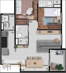 Apartamento à venda em Freguesia do Ó com 55 m², 3 quartos, 1 suíte, 1 vaga