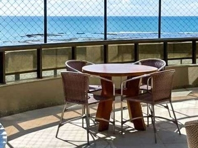 Apartamento cobertura beira mar com 3 dormitórios à venda, 630 m² por r$ 10.700.000