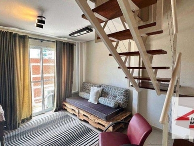 Apartamento com 1 quarto para alugar no spazio vivere duplex, 66 m² por r$ 3.490/mês - anhangabaú - jundiaí/sp