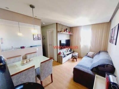 Apartamento com 2 dormitórios à venda, 45 m² por r$ 290.000,00 - aricanduva - são paulo/sp