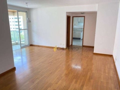 Apartamento com 3 dormitórios para alugar, 125 m² por r$ 5.310,00/mês - jardim - santo andré/sp