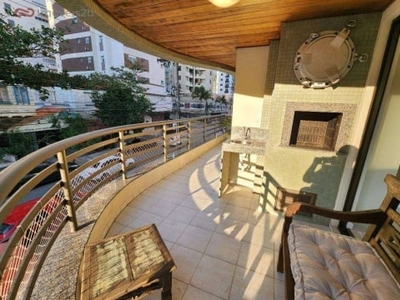 Apartamento com 3 dormitórios para alugar, 145 m² por r$ 9.167,00/mês - centro - florianópolis/sc