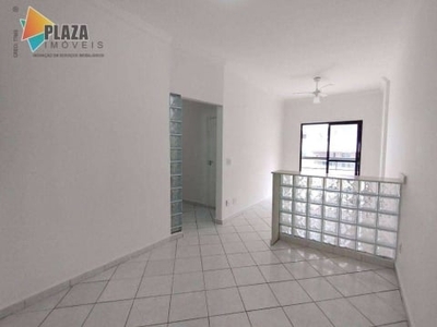 Apartamento com 3 dormitórios para alugar, 89 m² por r$ 2.900,00/mês - aviação - praia grande/sp