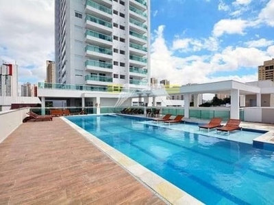 Apartamento de um dormitório, com varanda, andar alto e vista livre, comk excelente localização no