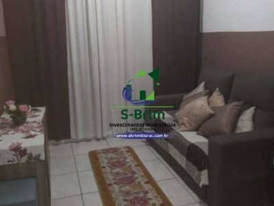 Apartamento porteira fechada a 100m da praia, ocian - praia grande/sp