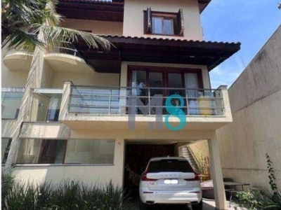 Casa com 3 dormitórios, 330 m² - venda por r$ 1.100.000,00 ou aluguel por r$ 6.300,00/mês - parque monte líbano - mogi das cruzes/sp