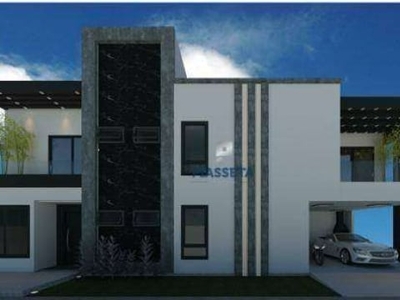 Casa com 3 dormitórios à venda, condomínio fechado, 189 m² por r$ 1.200.000 - bairro deltaville - biguaçu/sc