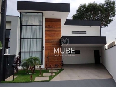 Casa com 4 dormitórios à venda, 260 m² por r$ 1.590.000 - jardim villagio milano - sorocaba/sp