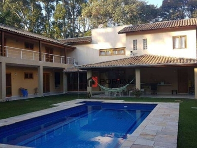 Casa com 5 dormitórios, 550 m² - venda por r$ 1.650.000,00 ou aluguel por r$ 13.600,00/mês - granja viana - cotia/sp