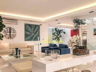 Casa com 9 dormitórios à venda, 1100 m² por r$ 18.000.000,00 - jurerê internacional - florianópolis/sc