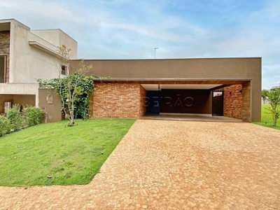 Casa em condomínio fechado com 3 quartos para alugar na rua joão turcato, condomínio reserva santa luisa, ribeirão preto, 290 m2 por r$ 12.000