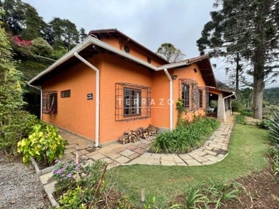 Casa estilo mini sítio à venda com 560m² de área total construída por r$ 1.700.000 - parque do imbuí | teresópolis. cód 4836