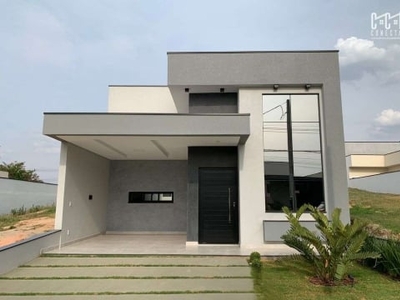 Casa térrea em indaiatuba, condomínio bréscia com 3 quartos - 136 m²