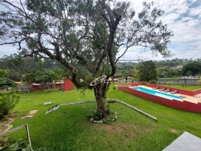 Chácara com 4 dormitórios à venda, 10000 m² por r$ 1.750.000 - parque agrinco - guararema - sp