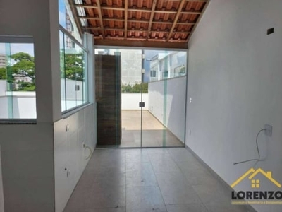 Cobertura com 2 dormitórios à venda, 110 m² por r$ 560.000,00 - vila valparaíso - santo andré/sp