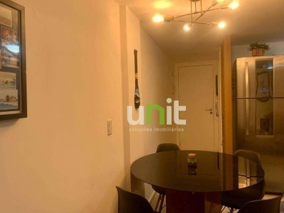 Flat com 1 dormitório à venda, 50 m² por r$ 390.000,00 - itacoatiara - niterói/rj
