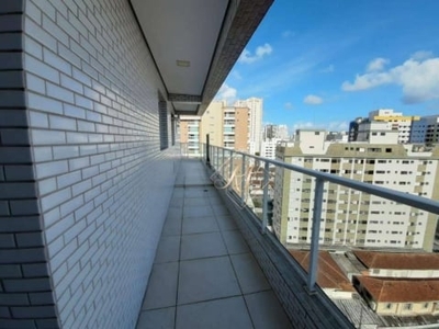 Preço imperdível!!! apartamento garden, sacada na sala, andar alto, alzer completo no bairro boqueirão em santos!!!