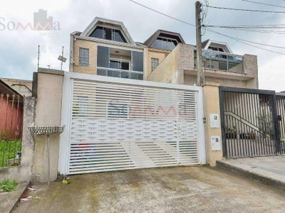 Sobrado com 3 dormitórios para alugar, 133 m² por r$ 2.905,96/mês - sítio cercado - curitiba/pr