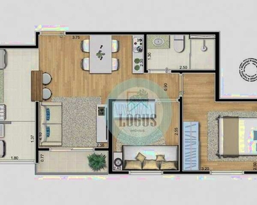 Apartamento com 2 dormitórios à venda, 48 a 50m² a partir de R$ 385.800 - Santa Teresinha