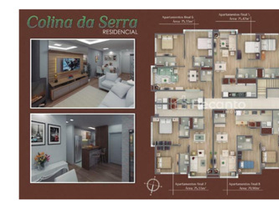 Apartamento Em Centro, Gramado/rs De 53m² 1 Quartos À Venda Por R$ 762.695,00