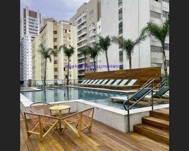 Apartamento Studio 24m², 01 dormitório e 01 banheiro. Condomínio com segurança 24hrs, pis