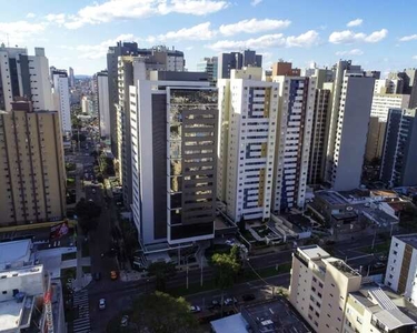 Studio mobiliado 28m² à venda no Batel, Curitiba/PR