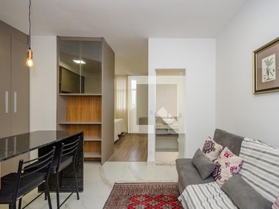 APARTAMENTO no 4º andar mobiliado com 1 dormitório e 1 garagem