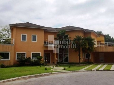 Casa com 5 dormitórios, 640 m² - venda por r$ 2.700.000,00 ou aluguel por r$ 17.040,00/mês - granja viana - cotia/sp