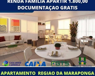 Apartamento para venda possui 45 metros quadrados com 2 quartos em Maraponga - Fortaleza