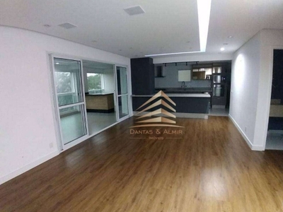 Apartamento com 3 dormitórios para alugar, 167 m² por r$ 8.150/mês - bosque maia - guarulhos/sp - condomínio classic