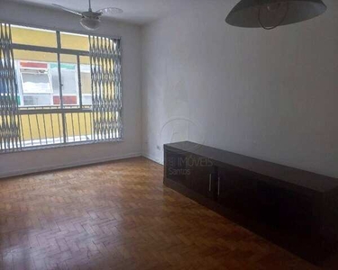 Apartamento com 2 dormitórios à venda, 81 m² por R$ 470.000,00 - Embaré - Santos/SP