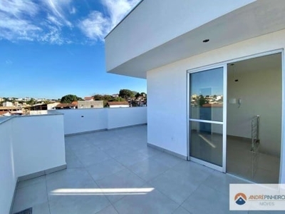 Cobertura com 2 quartos à venda, 96 m² por r$ 349.000 - copacabana - belo horizonte/mg