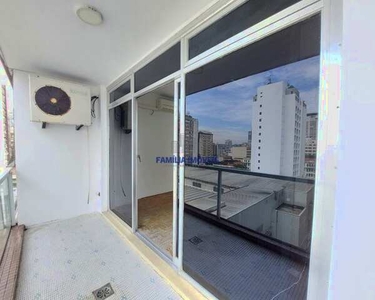 Comprar apartamento 2 quartos 1 vaga vista mar Gonzaga Santos/SP