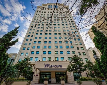 Flat Mercure São Paulo Pinheiros Hotel à venda, com 28m², 1 dormitório e 1 vaga de garagem