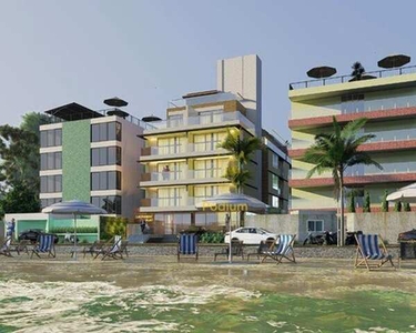 Flats na Cobertura com solarium e vista mar a beira mar da praia de Cabo Branco - CO0135